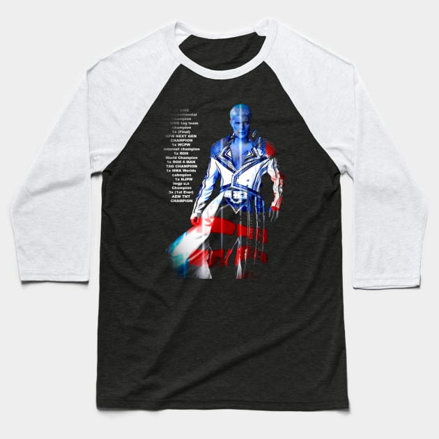 American of Cody Rhodes Baseball T-Shirt by QueerQuirks